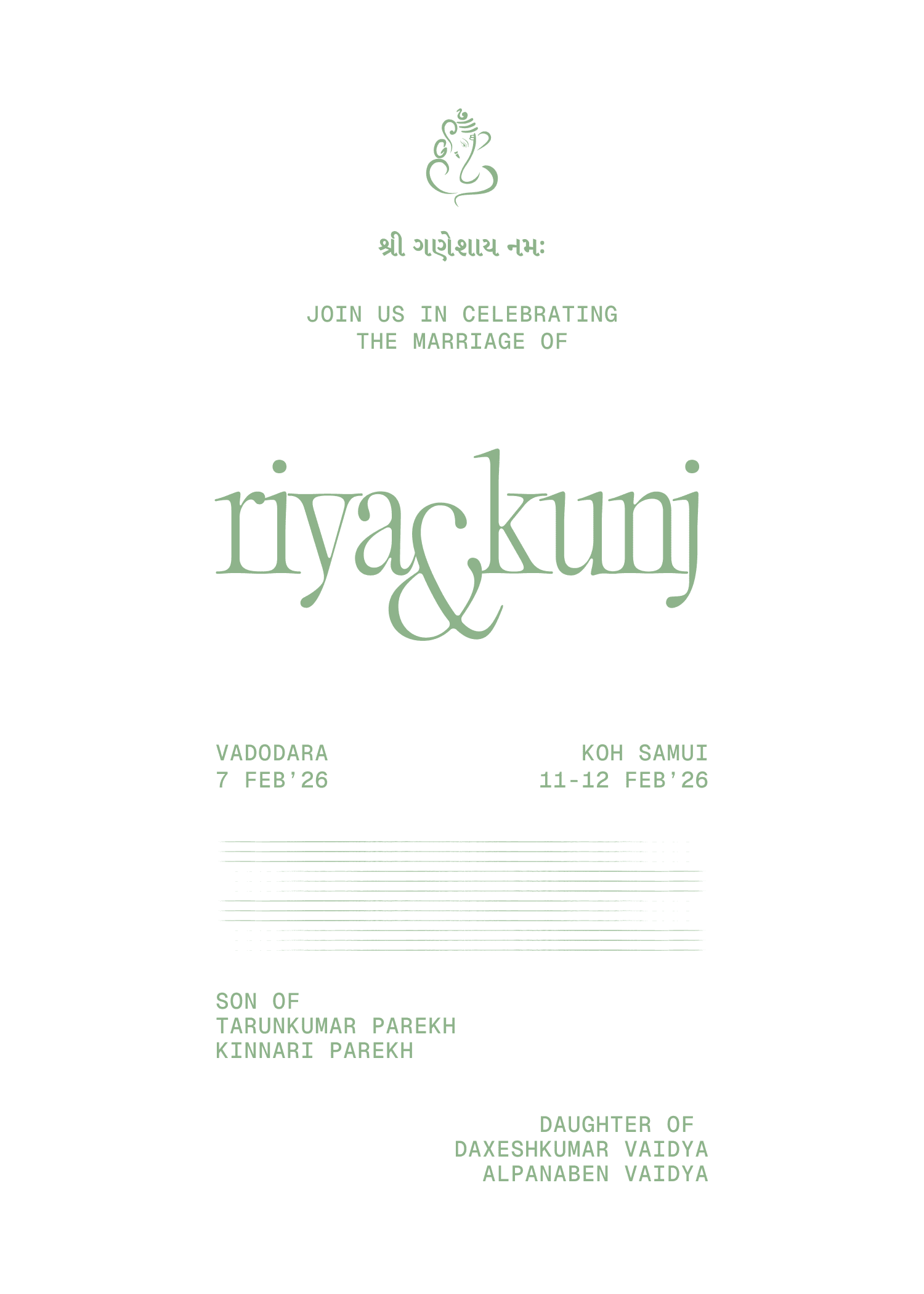 Wedding Invitation 1